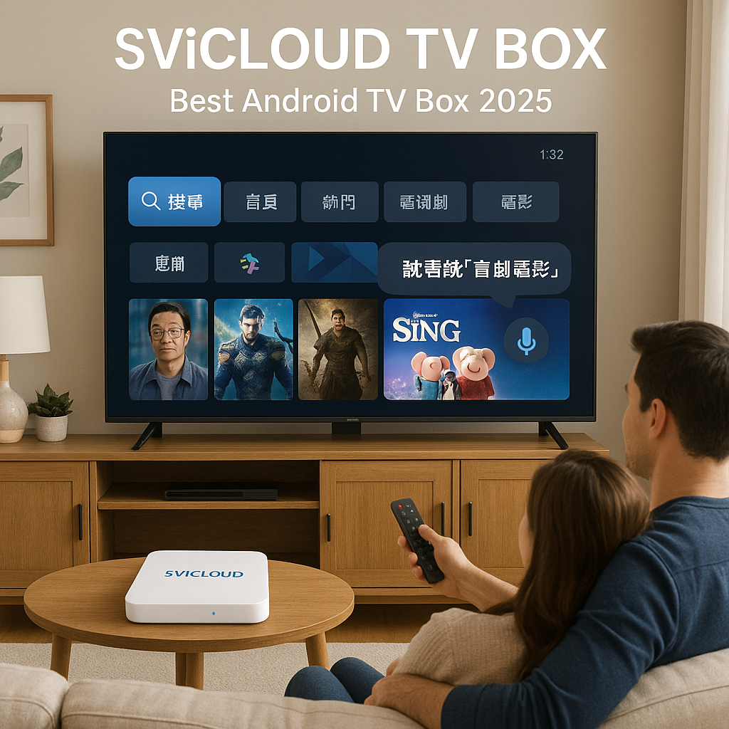 ProductsSviCloud TV BoxBest Android TV Box 2025SviCloud TabletSviCloud SpeakersS 情境示意圖