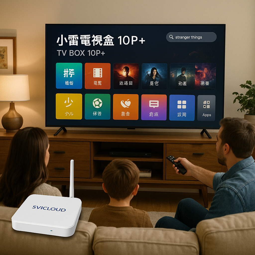 小雲電視盒 10P+ 情境示意圖